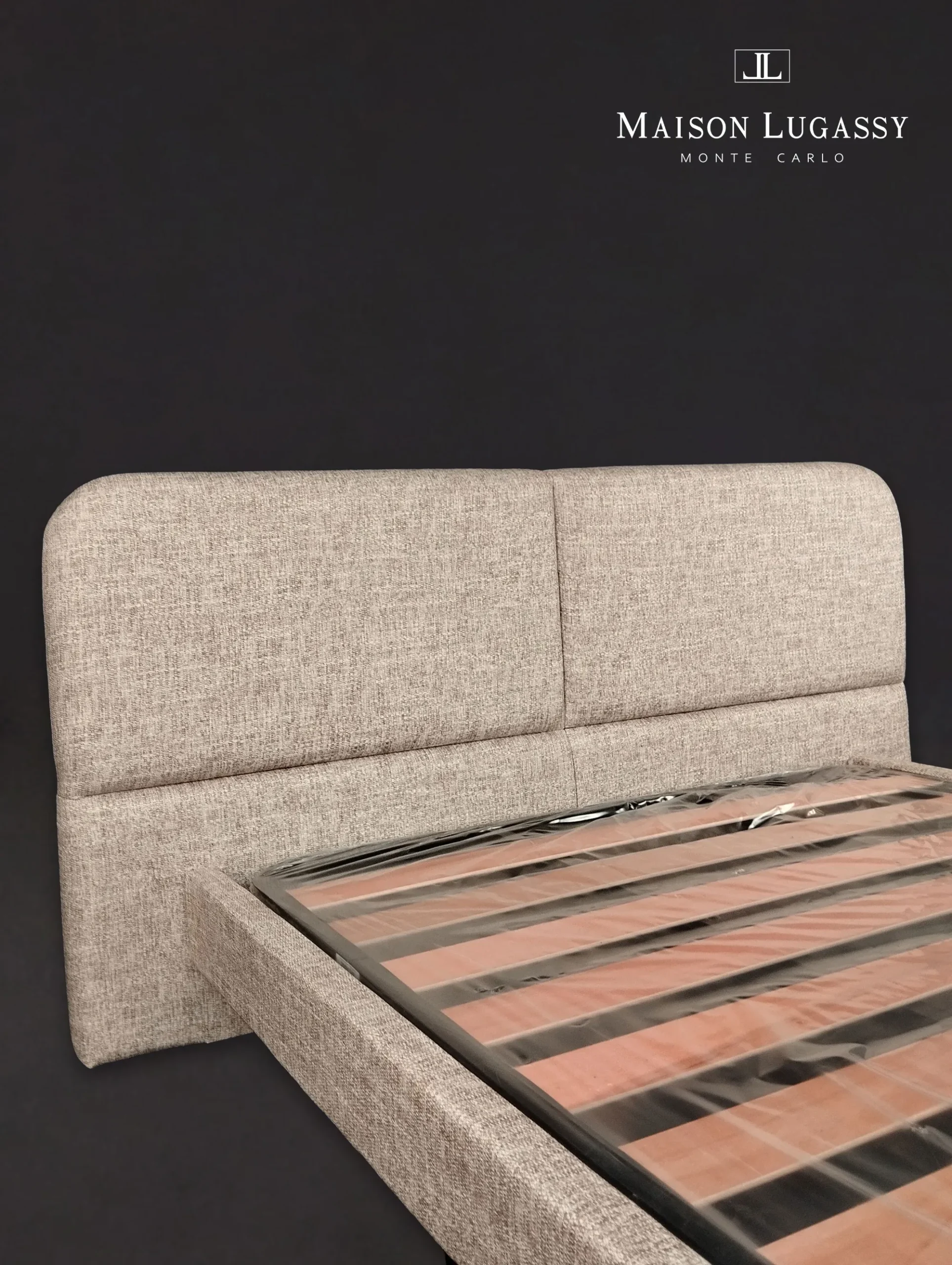 Lit design "Ostende" manufacturé artisanalement