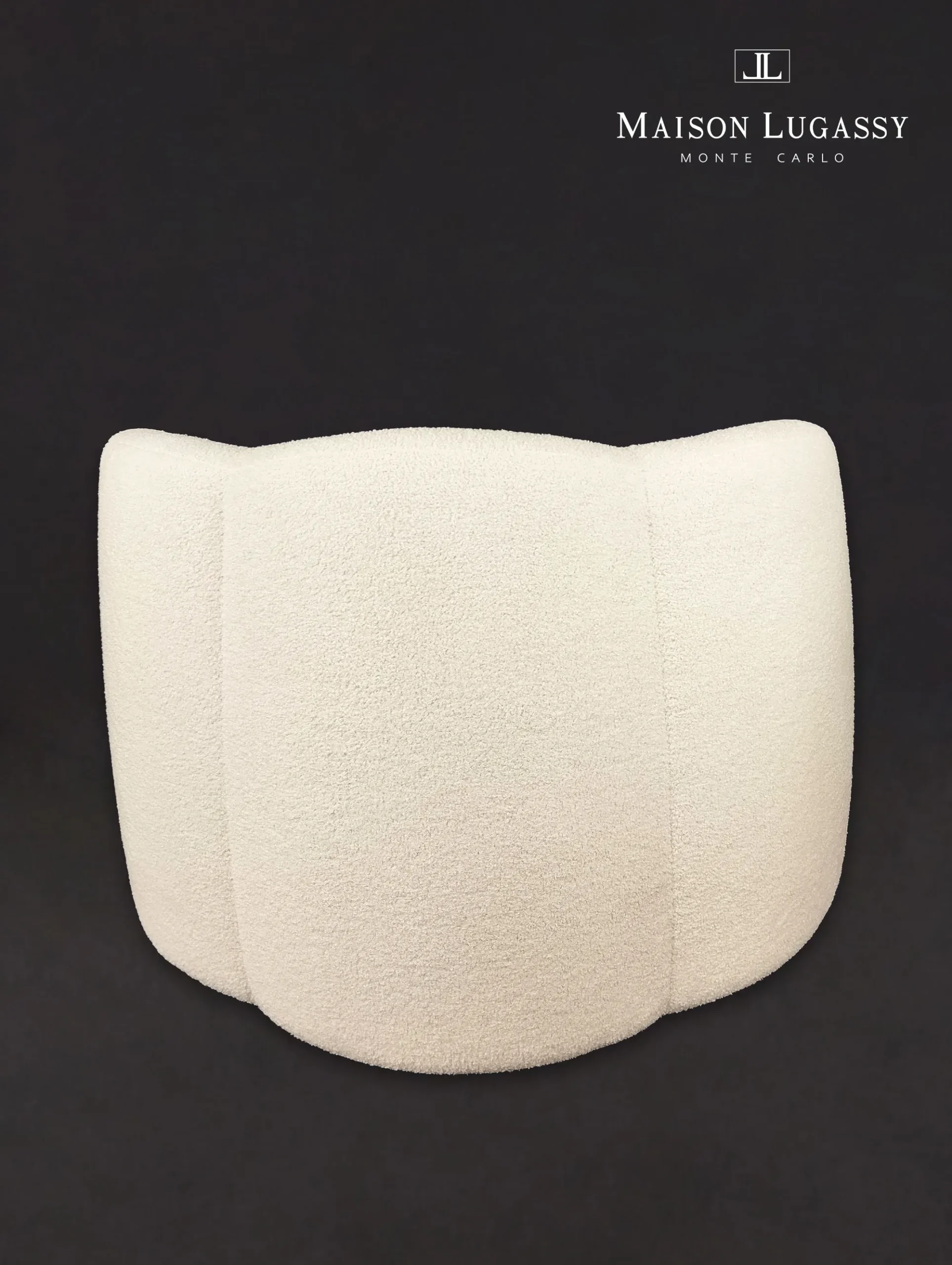 Pouf "Grace" vue de dos