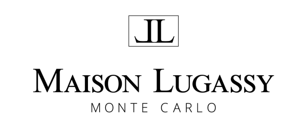 Logo Maison Lugassy double L signature noir